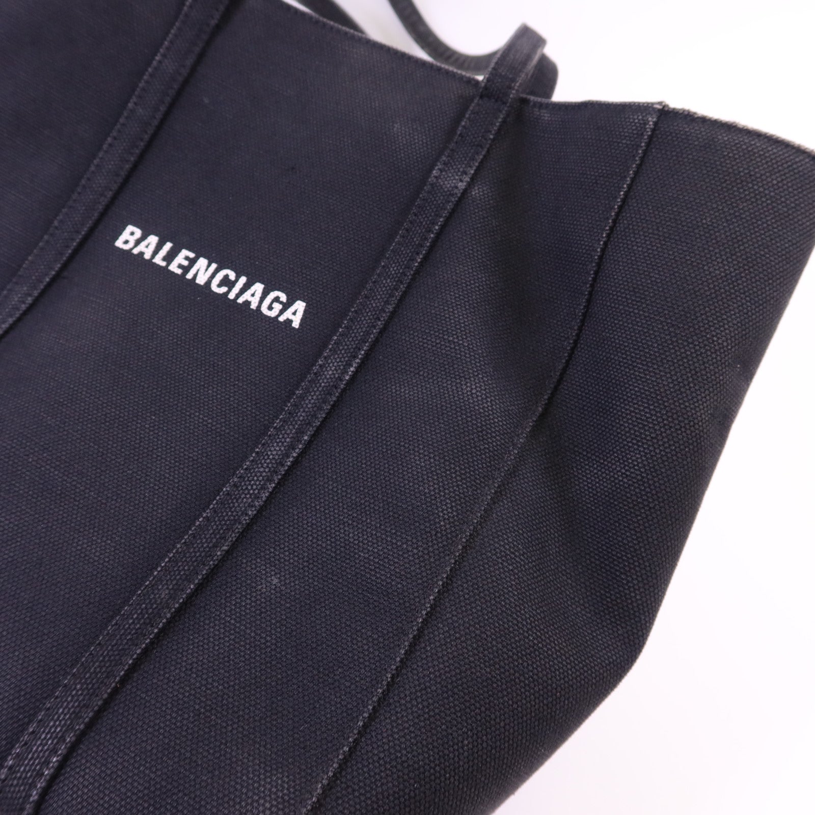 BALENCIAGA 【激減優惠】帆布Everyday XS銀扣手挽肩背兩用袋