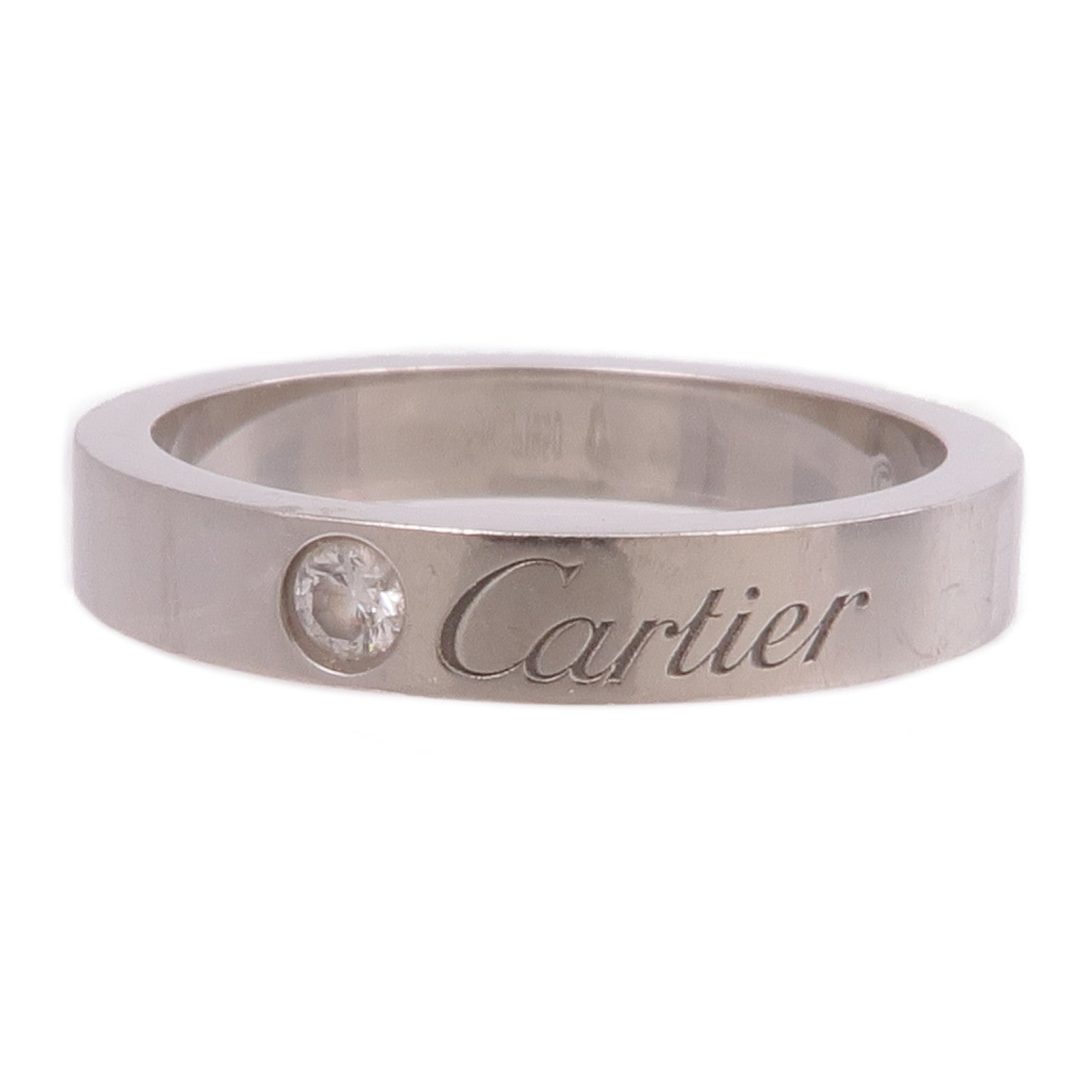 CARTIER 【激減優惠】PT950鉑金Love Wedding Ring鑽石戒指Cartier#47/US#4