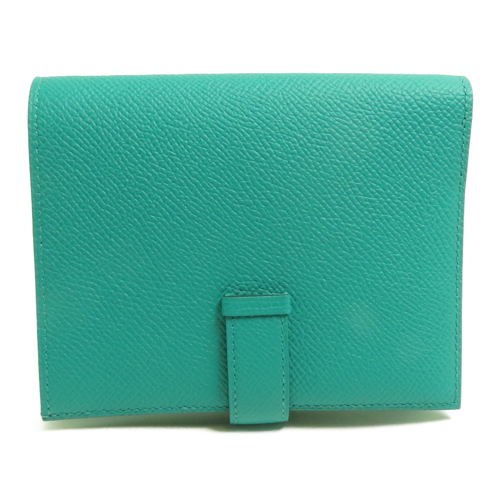 HERMES Epsom皮革Bearn Wallet金扣錢包