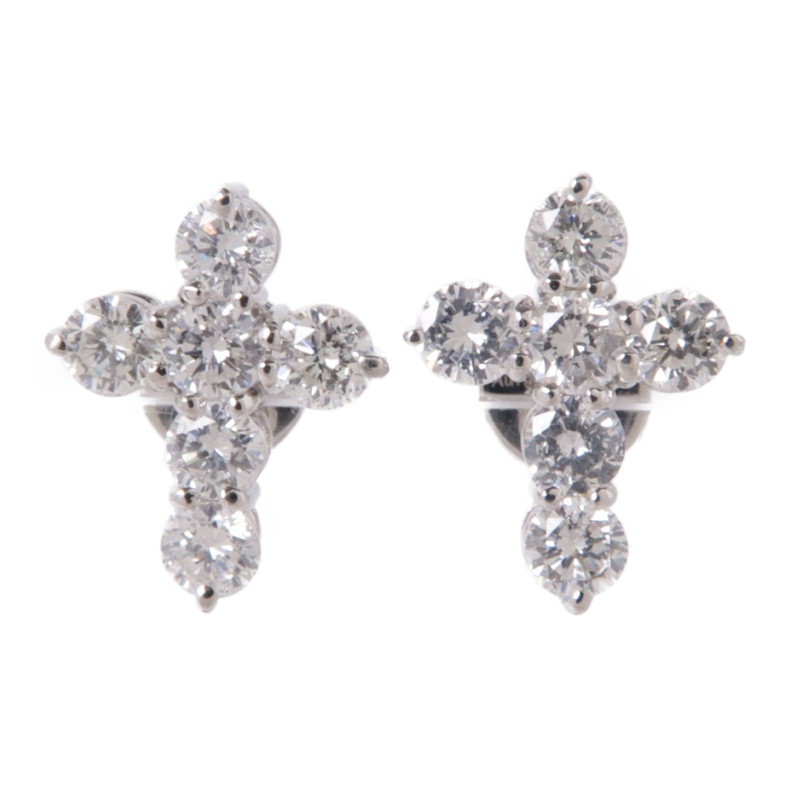 JEWELRY 18K白金Diamond Earrings鑽石耳環