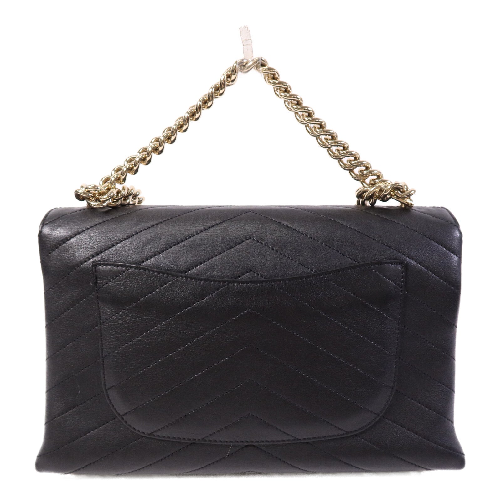 CHANEL 【激減優惠】牛皮皮革Shoulder Bag金扣鏈帶手挽肩背兩用袋