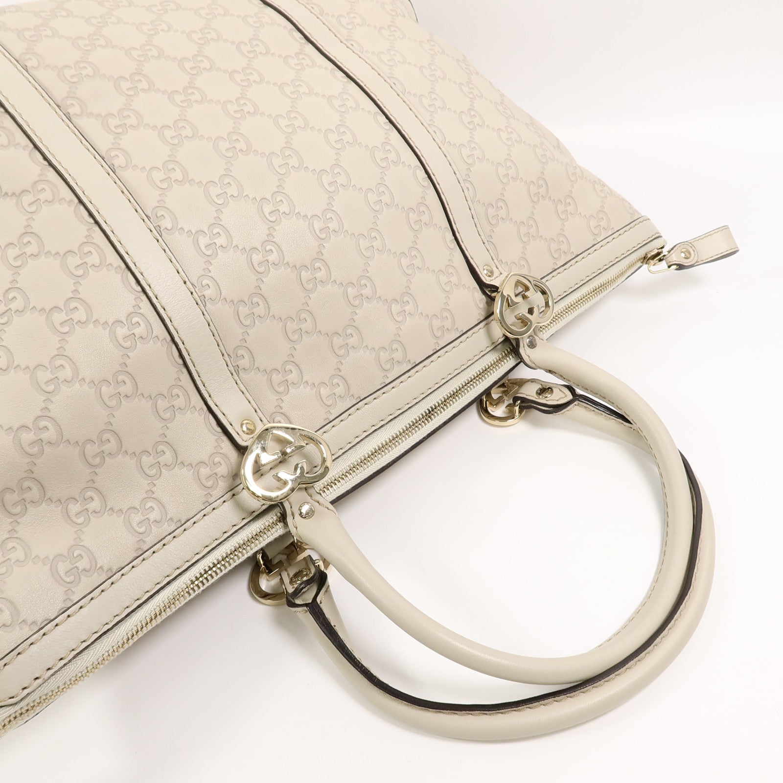 GUCCI 牛皮皮革Guccissima Tote Bag手挽袋