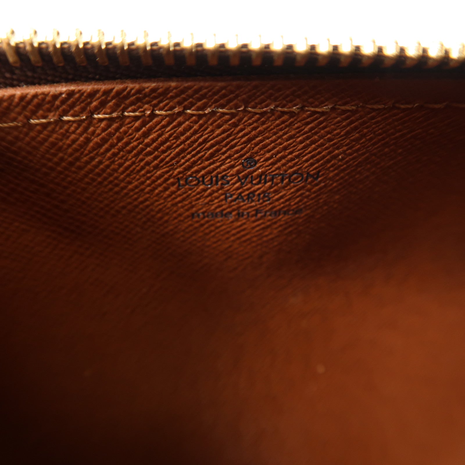 LOUIS VUITTON Monogram Papillon PM金扣手挽袋啡色