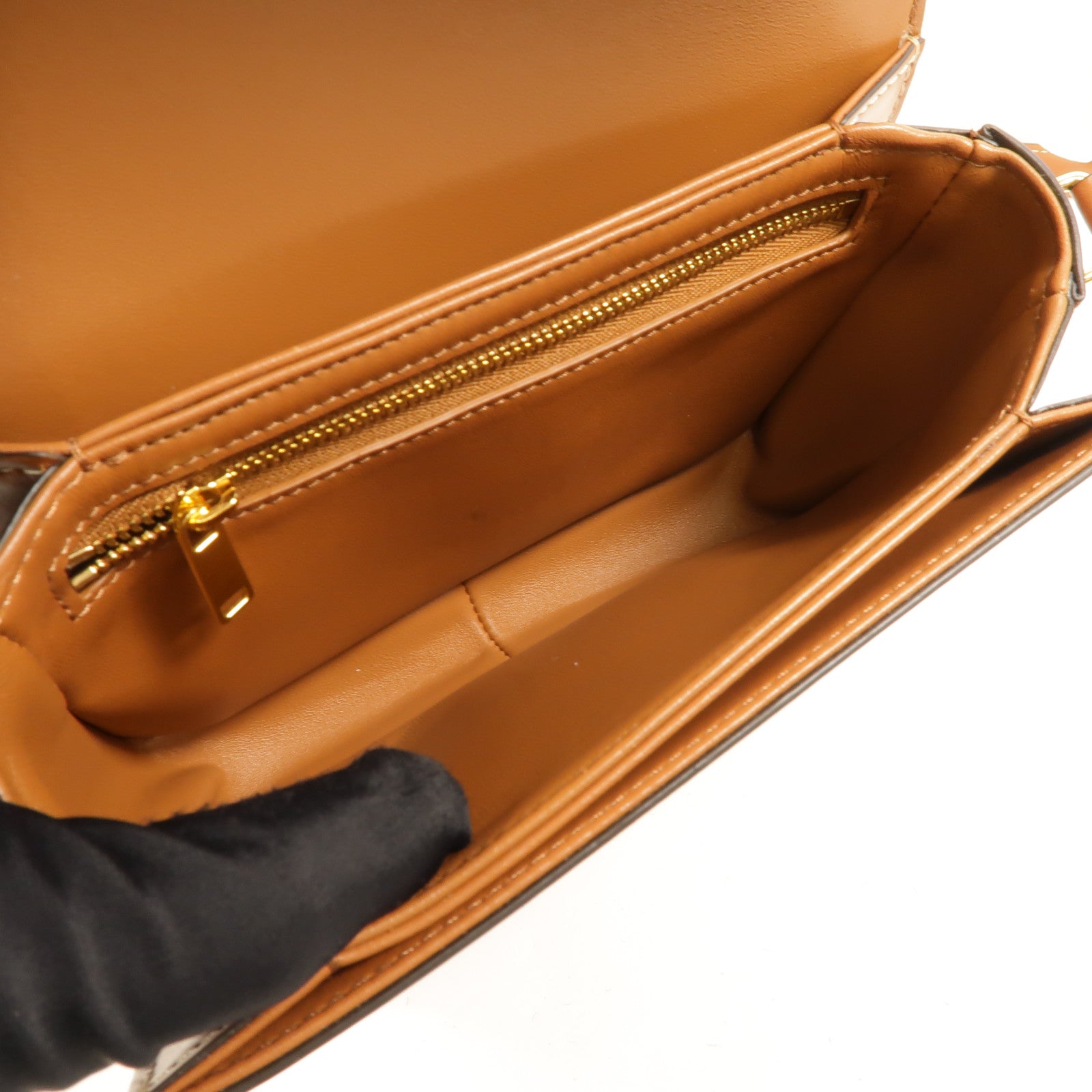 CELINE 塗層帆布Classique Triomphe Teen肩背袋