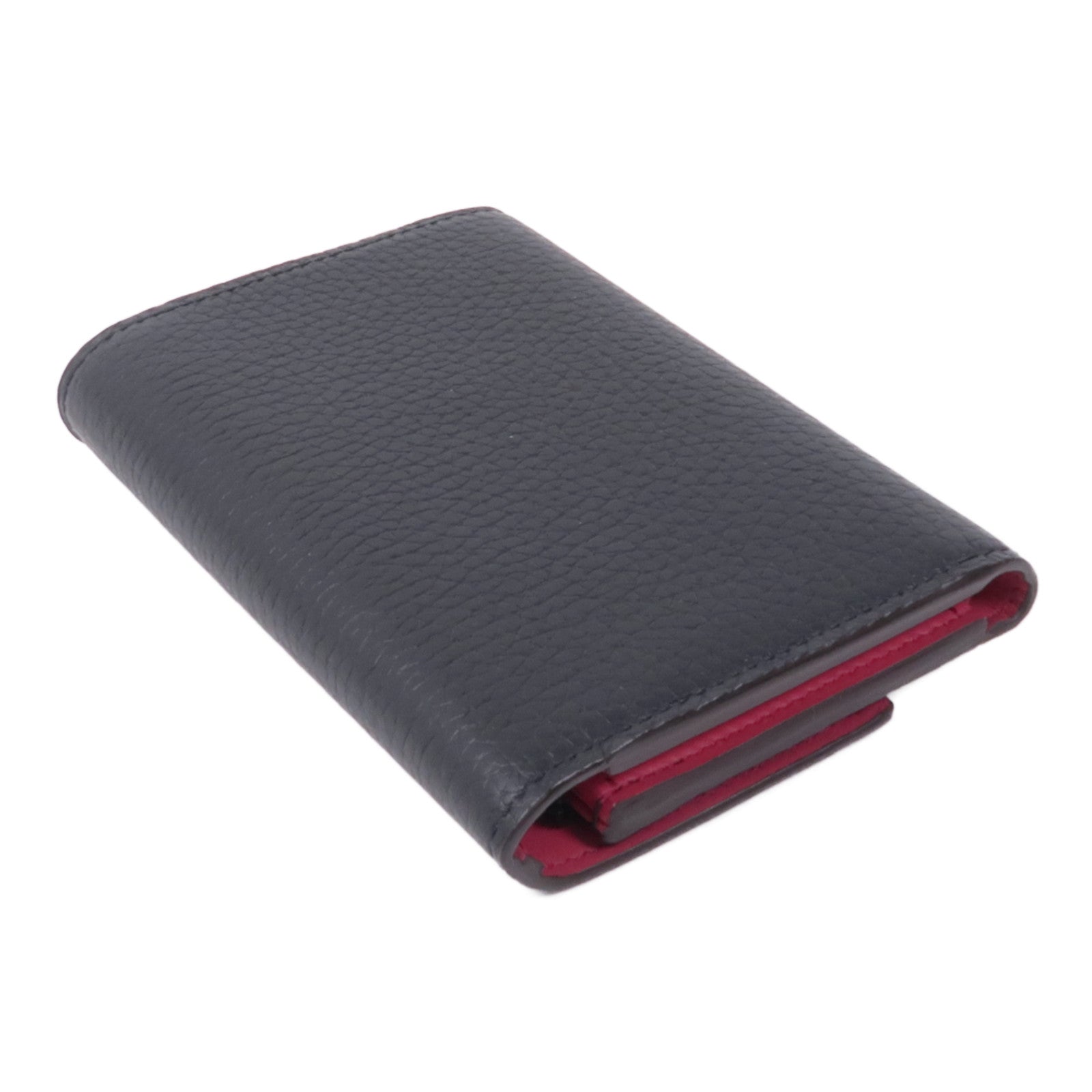 LOUIS VUITTON Taurillon Capucines Compact Wallet錢包