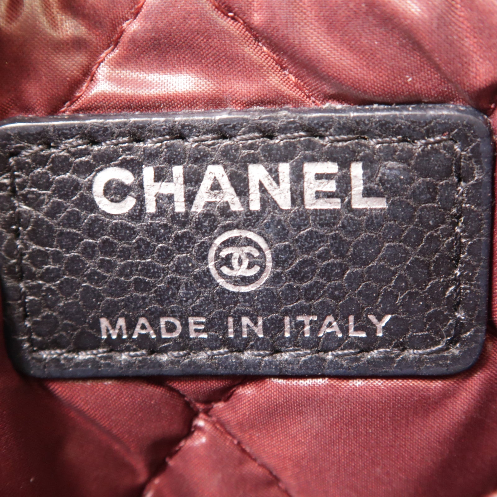 CHANEL 牛皮皮革Coin Case銀扣零錢包