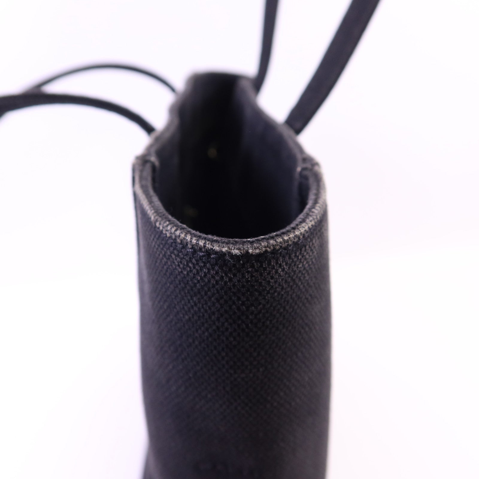 BALENCIAGA 帆布Everyday XS銀扣手挽肩背兩用袋