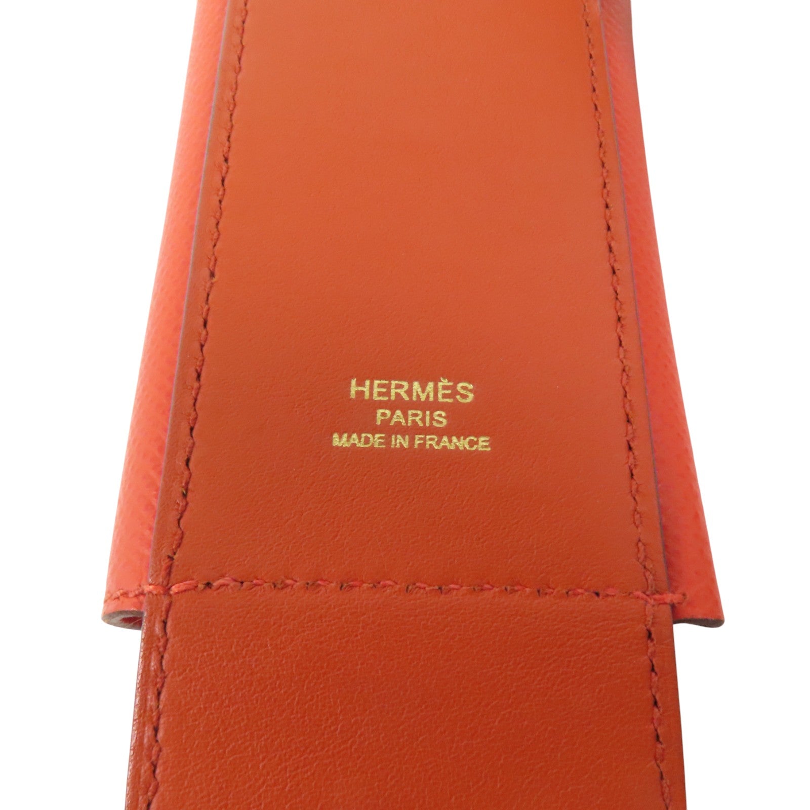 HERMES Epsom皮革Kelly Pocket Bag Strap金扣肩帶