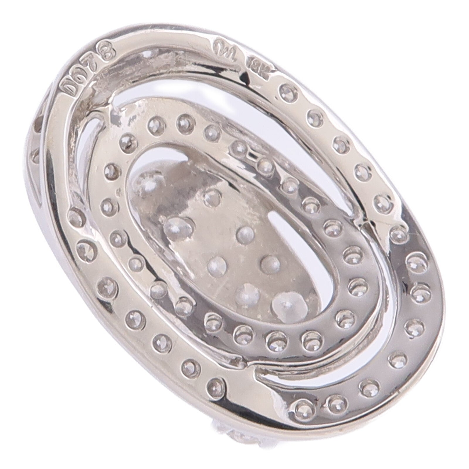 JEWELRY 18K白金Diamond Pendant Top鑽石吊墜