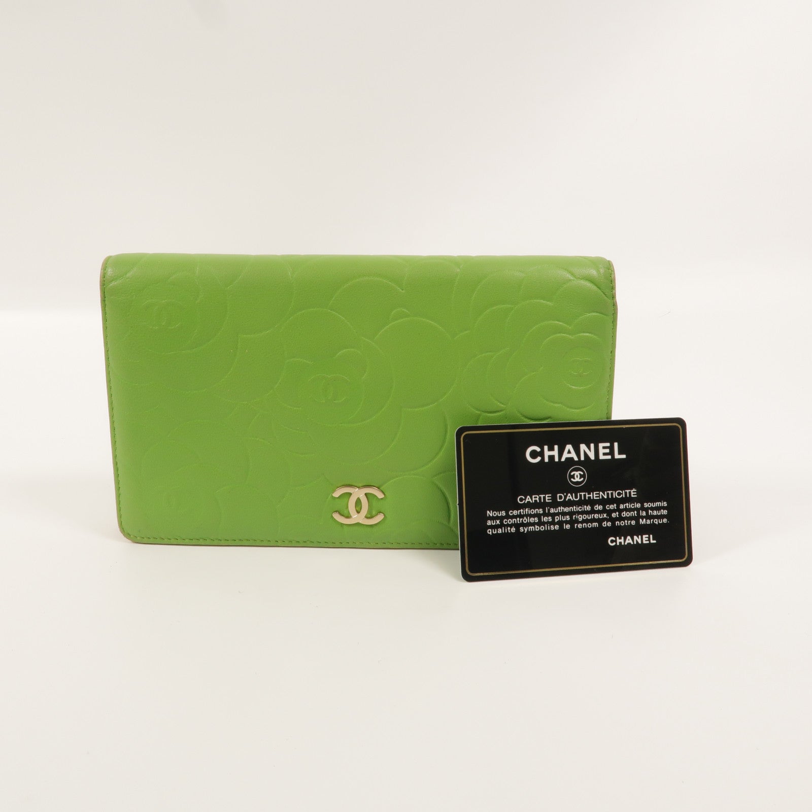 CHANEL 羊皮皮革Long Wallet長錢包