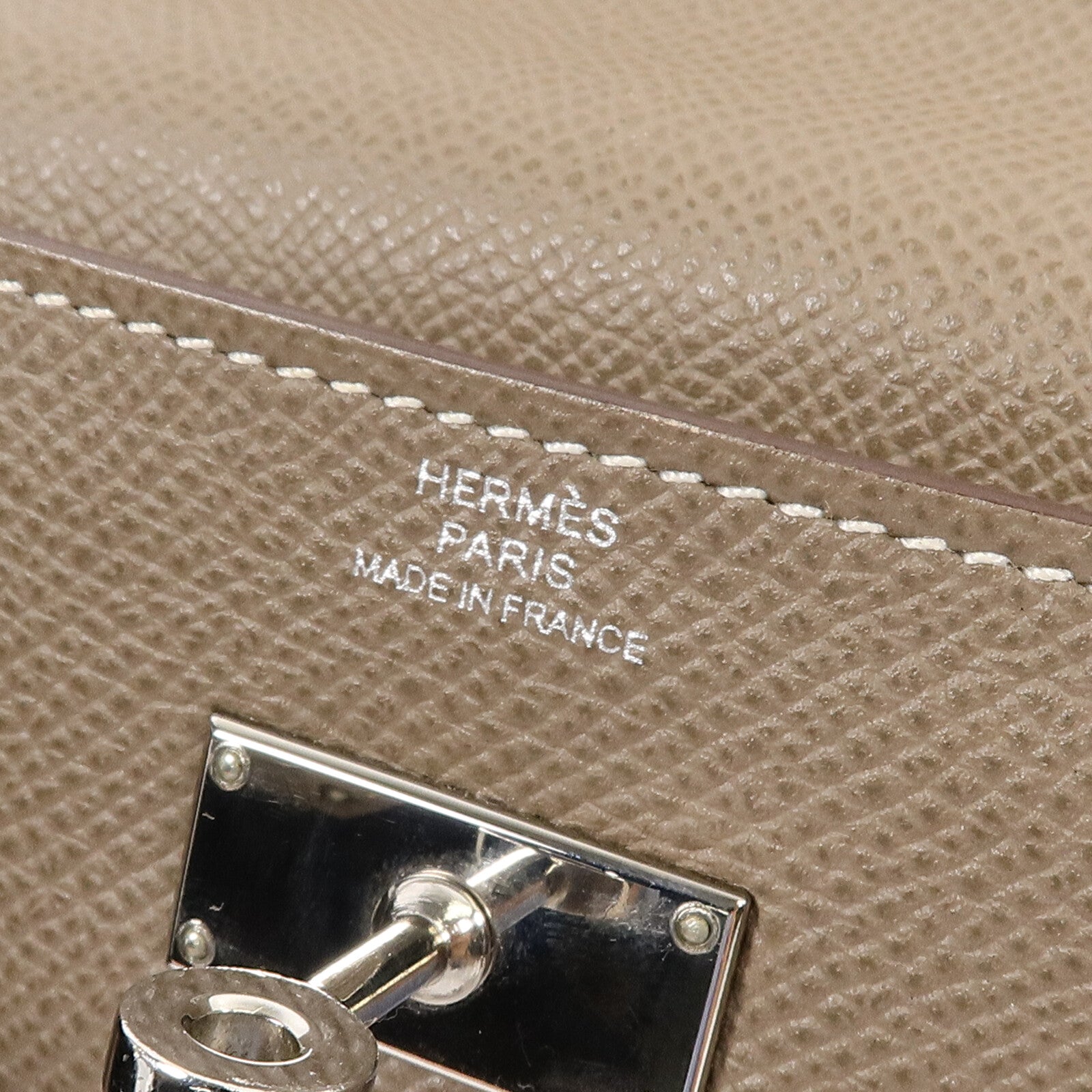 HERMES Epsom皮革Kelly Wallet長錢包