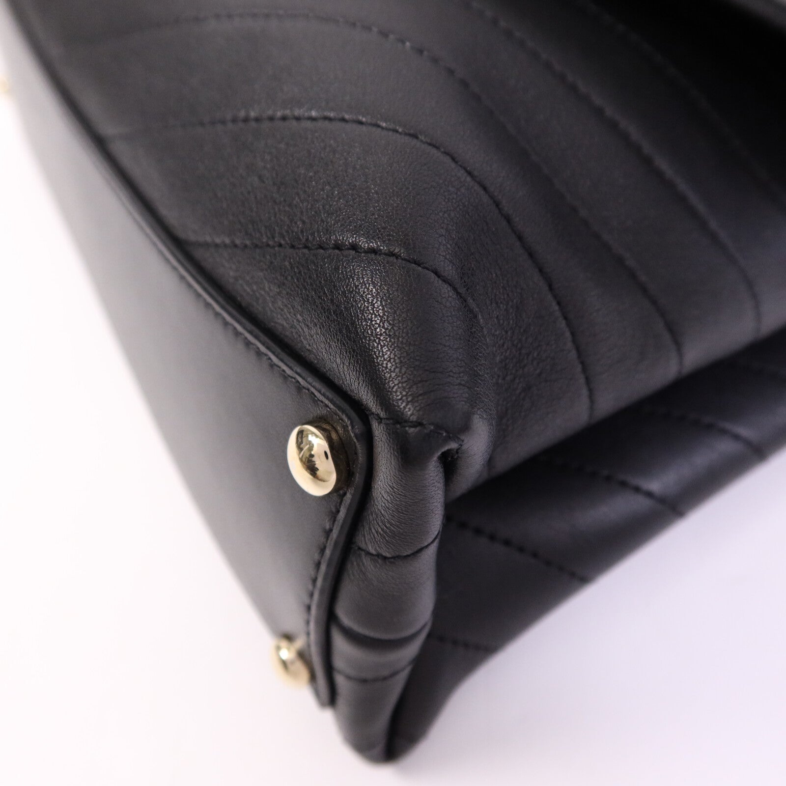 CHANEL 【激減優惠】牛皮皮革Shoulder Bag金扣鏈帶手挽肩背兩用袋