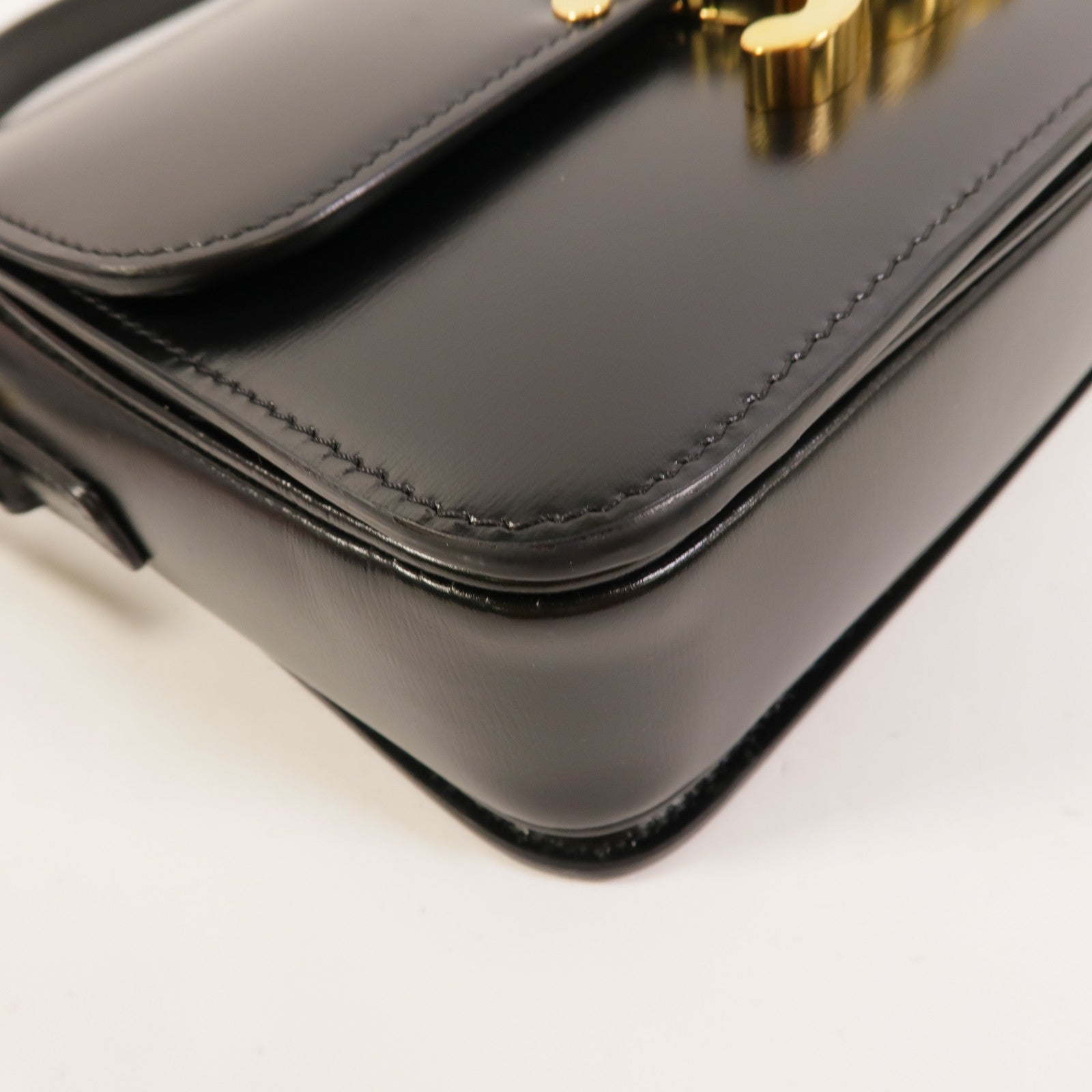 CELINE 牛皮皮革Teen Triomphe肩背袋