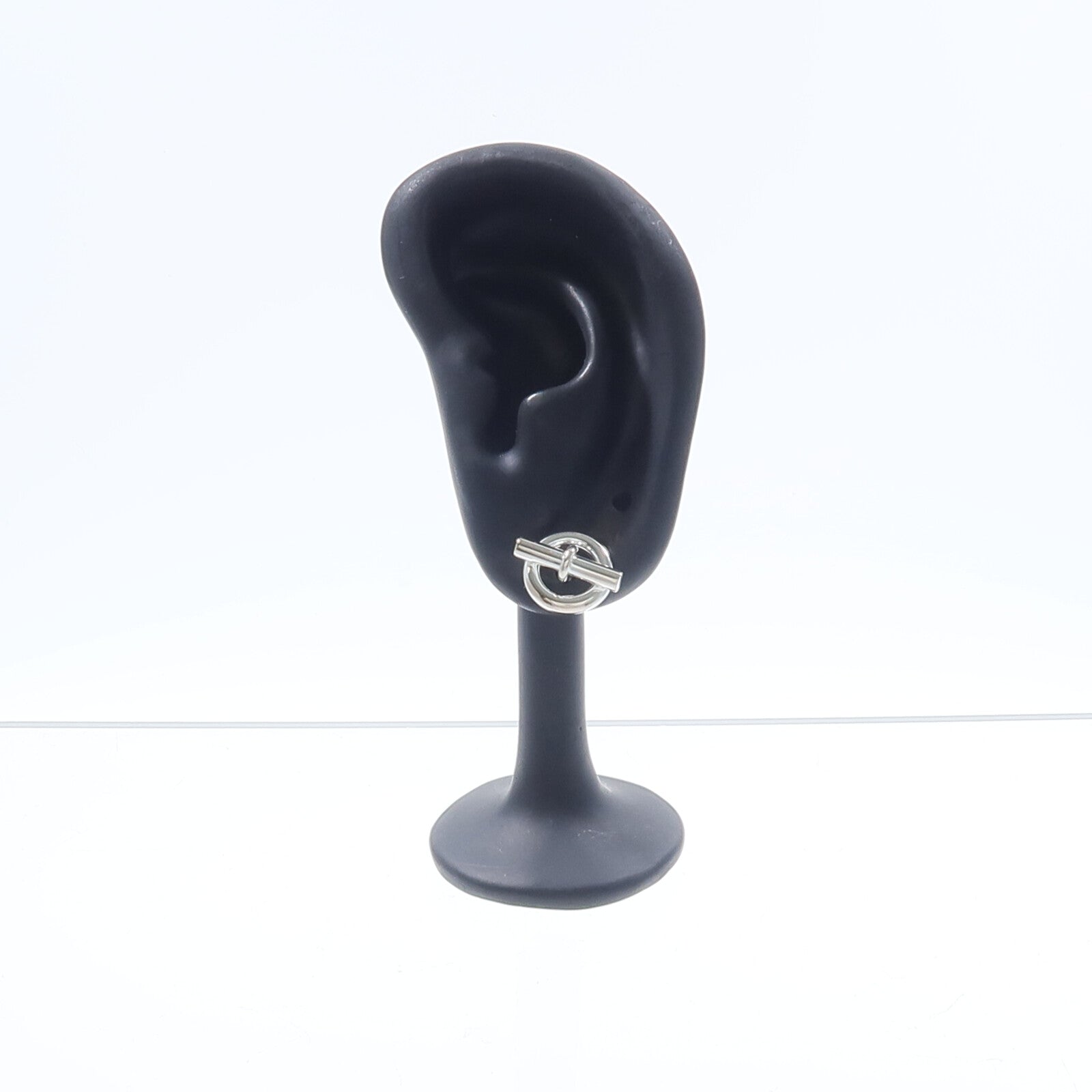 HERMES 925純銀Mini Chaine D'Ancre Earrings MM耳環