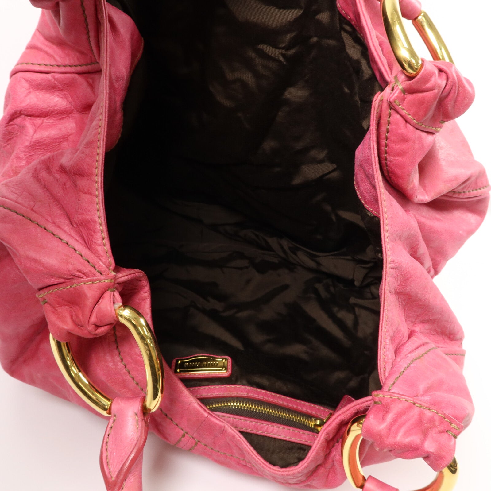 Miu Miu 牛皮皮革Shoulder Bag肩背袋