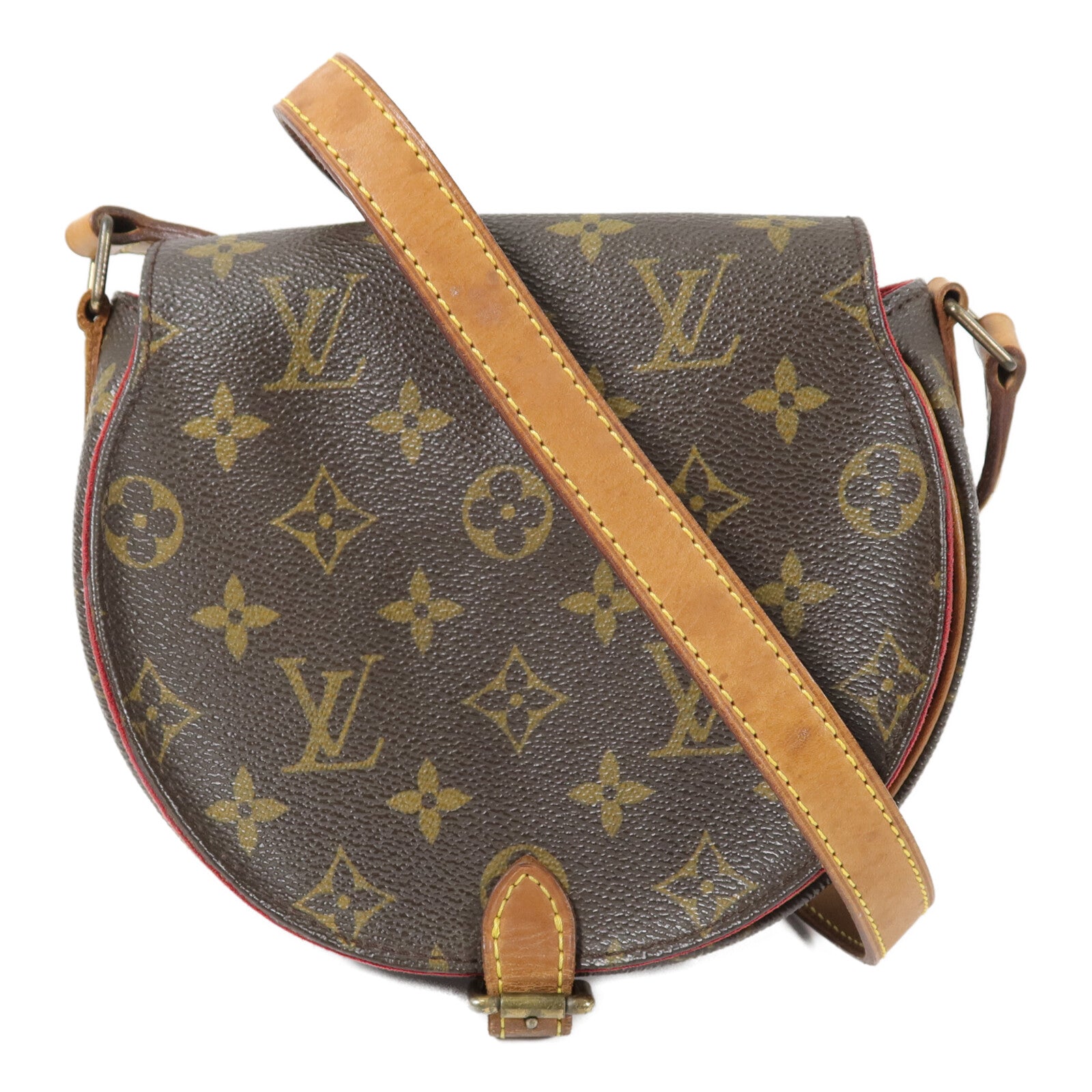 LOUIS VUITTON Monogram Tambourine金扣肩背袋