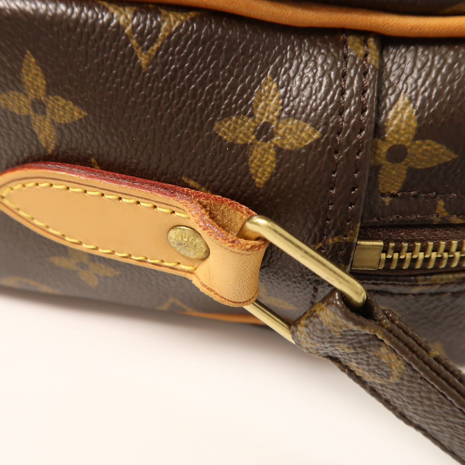 LOUIS VUITTON Monogram Nile金扣肩背袋