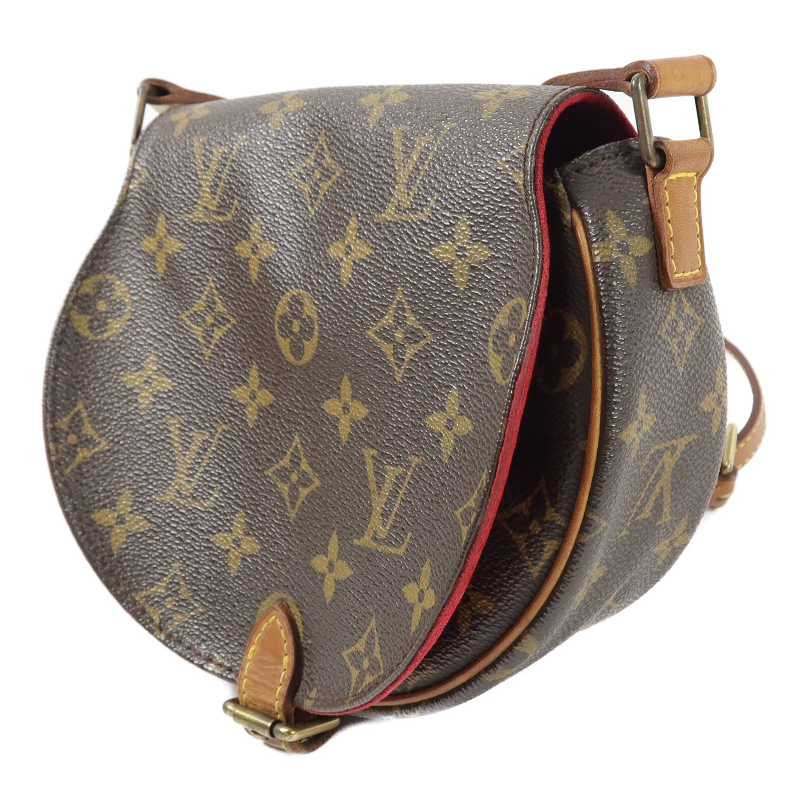 LOUIS VUITTON Monogram Tambourine金扣肩背袋