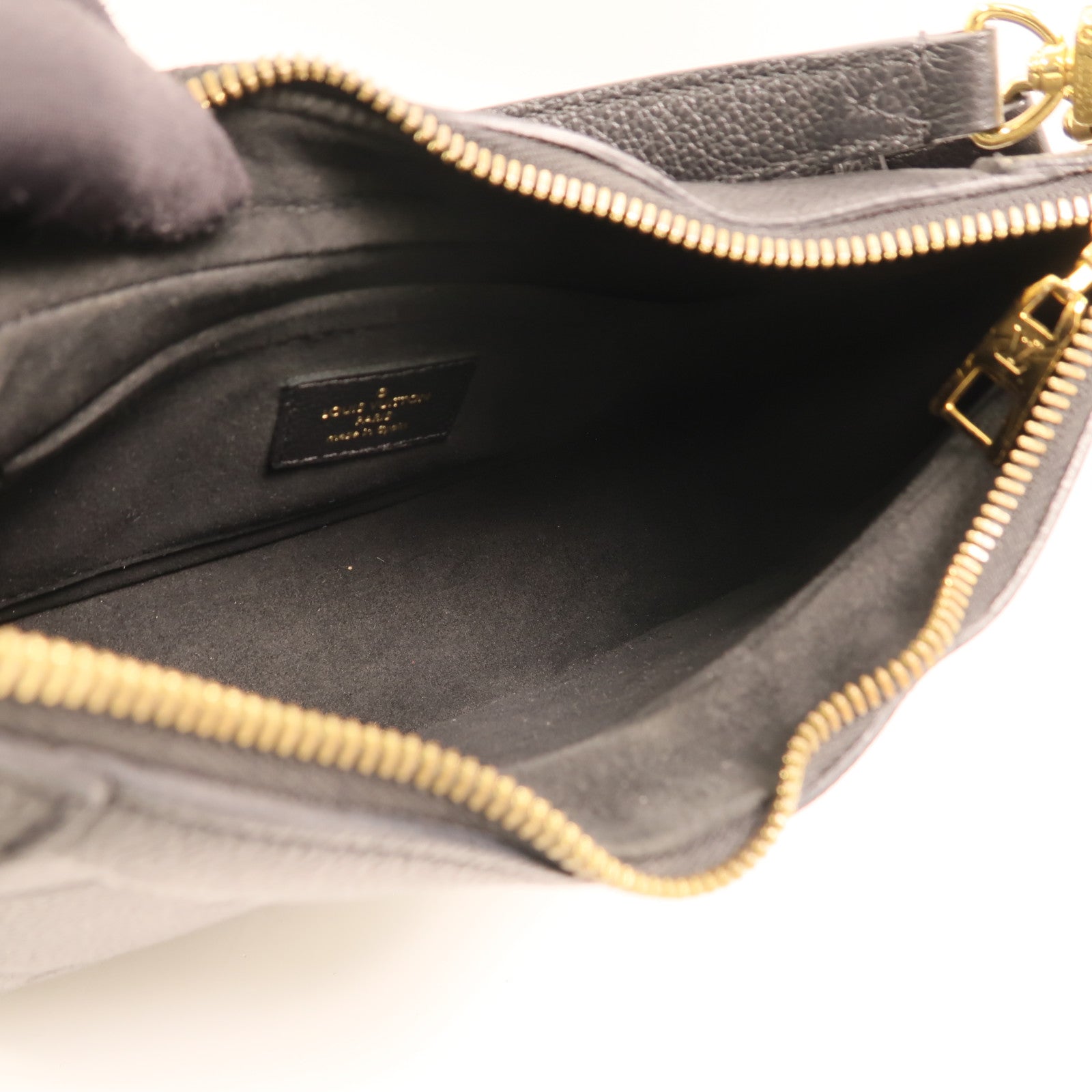 LOUIS VUITTON Monogram Empreinte Bagatelle金扣手挽肩背兩用袋