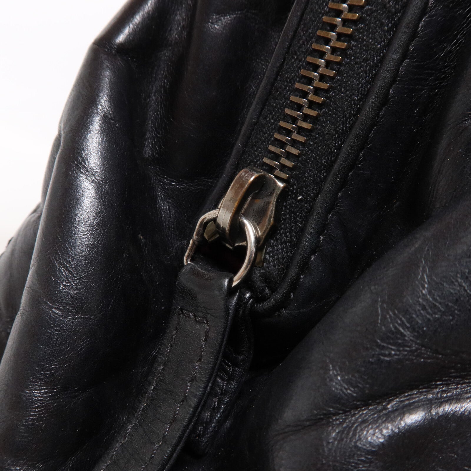 CHANEL 牛皮皮革/Tweed Chain Shoulder鏈帶肩背袋