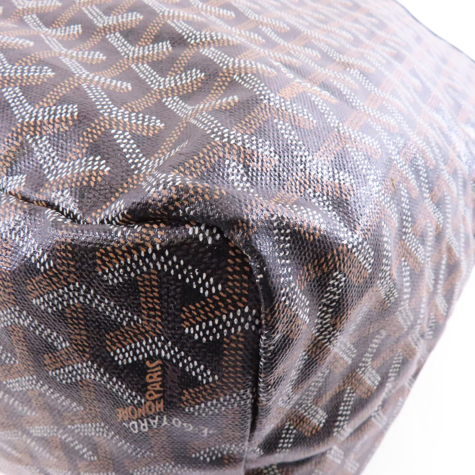 GOYARD 塗層帆布Saint Louis GM手挽袋黑色/棕色/白色