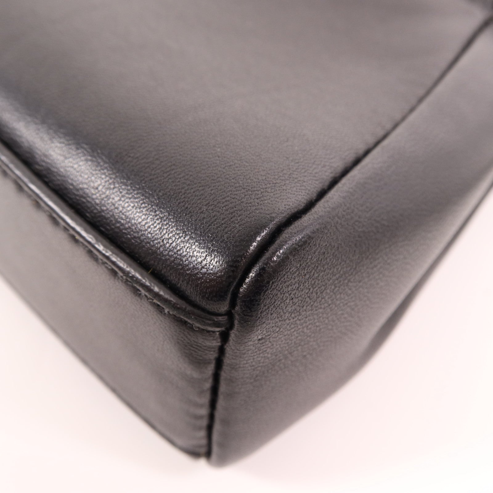 FENDI 牛皮皮革Mini Peekaboo金扣手挽肩背兩用袋