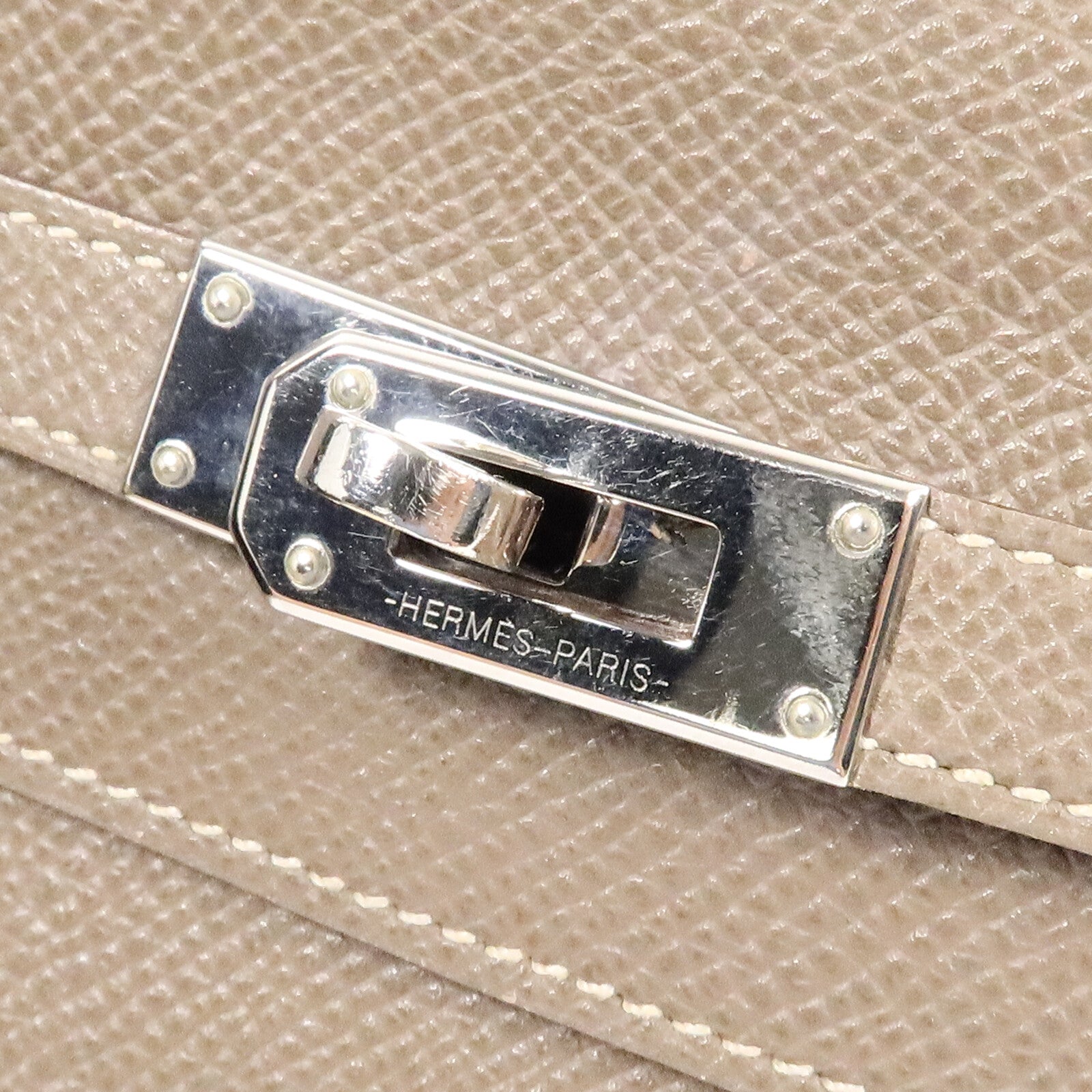 HERMES Epsom皮革Kelly Wallet長錢包