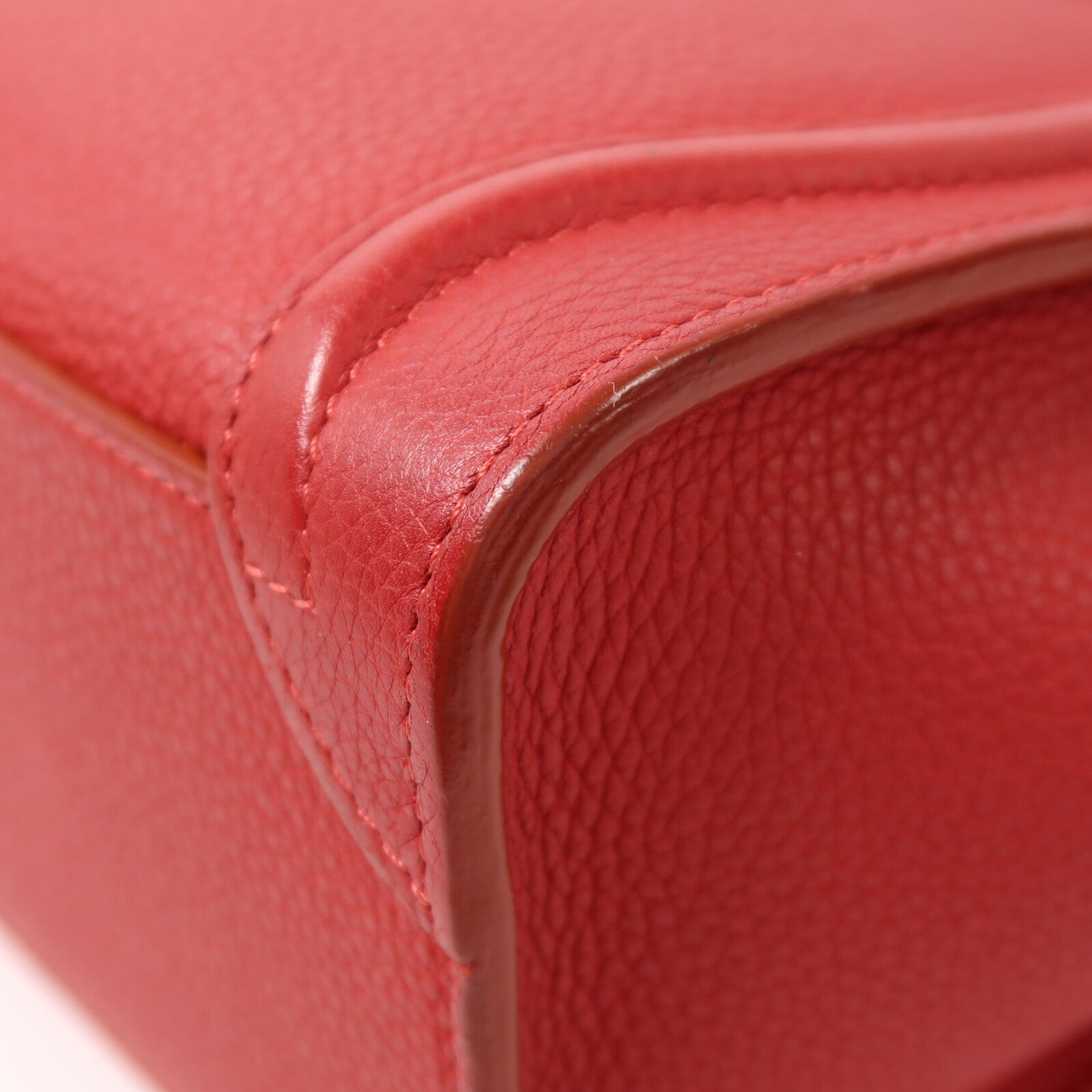 CELINE 牛皮皮革Nano Luggage銀扣手挽肩背兩用袋