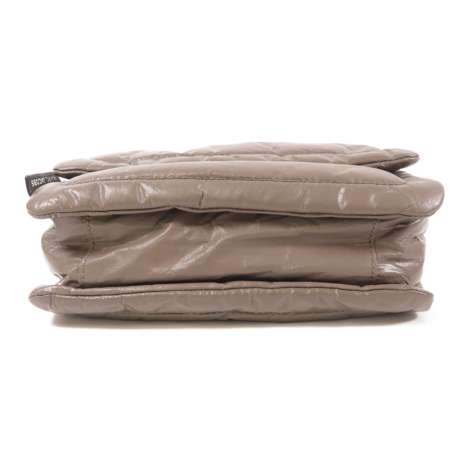 MARC BY MARC JACOBS 塗層帆布Shoulder Bag銀扣鏈帶肩背袋