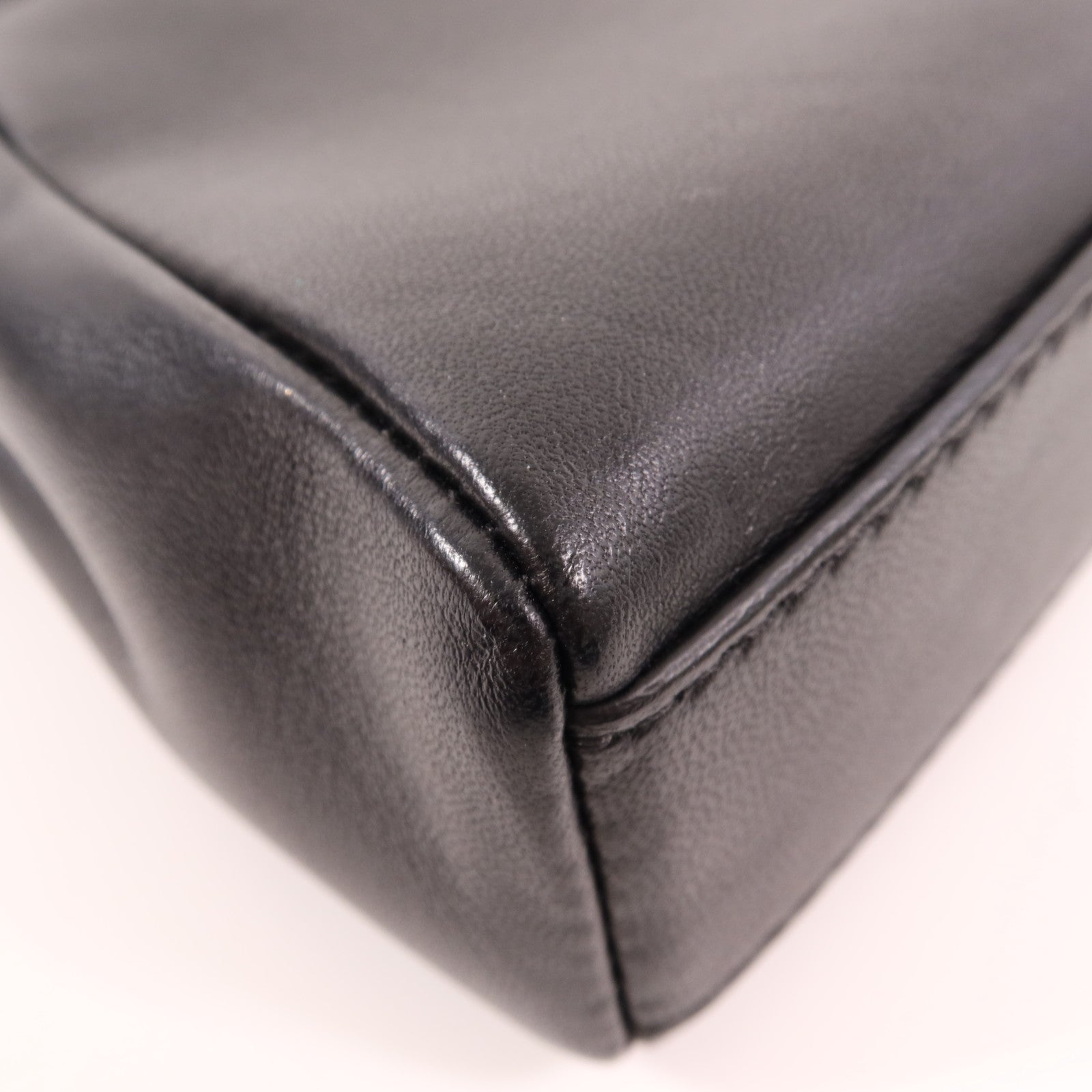 FENDI 牛皮皮革Mini Peekaboo金扣手挽肩背兩用袋