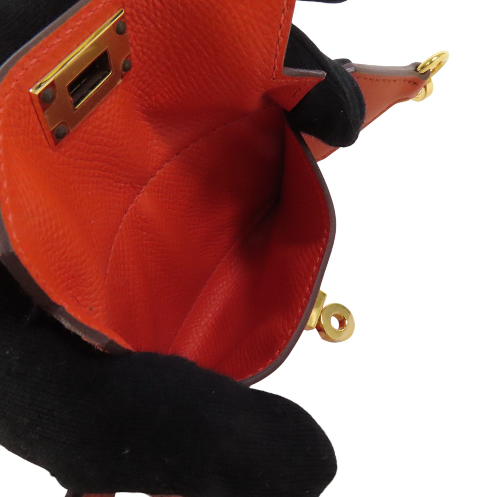 HERMES Epsom皮革Kelly Pocket Bag Strap金扣肩帶