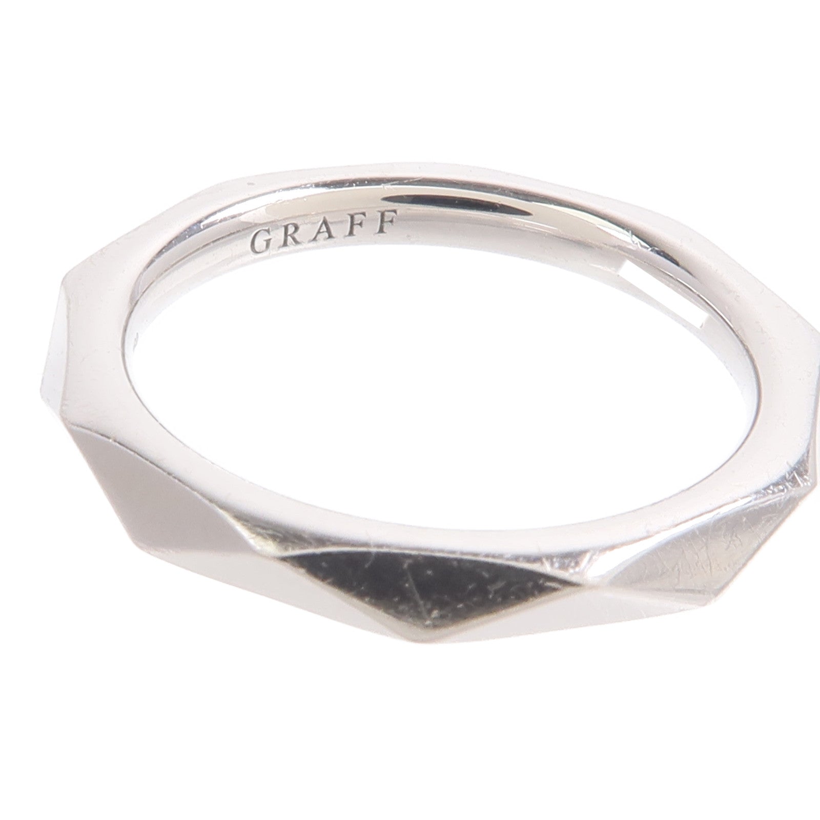 GRAFF 18K白金Laurence Graff Signature Band戒指