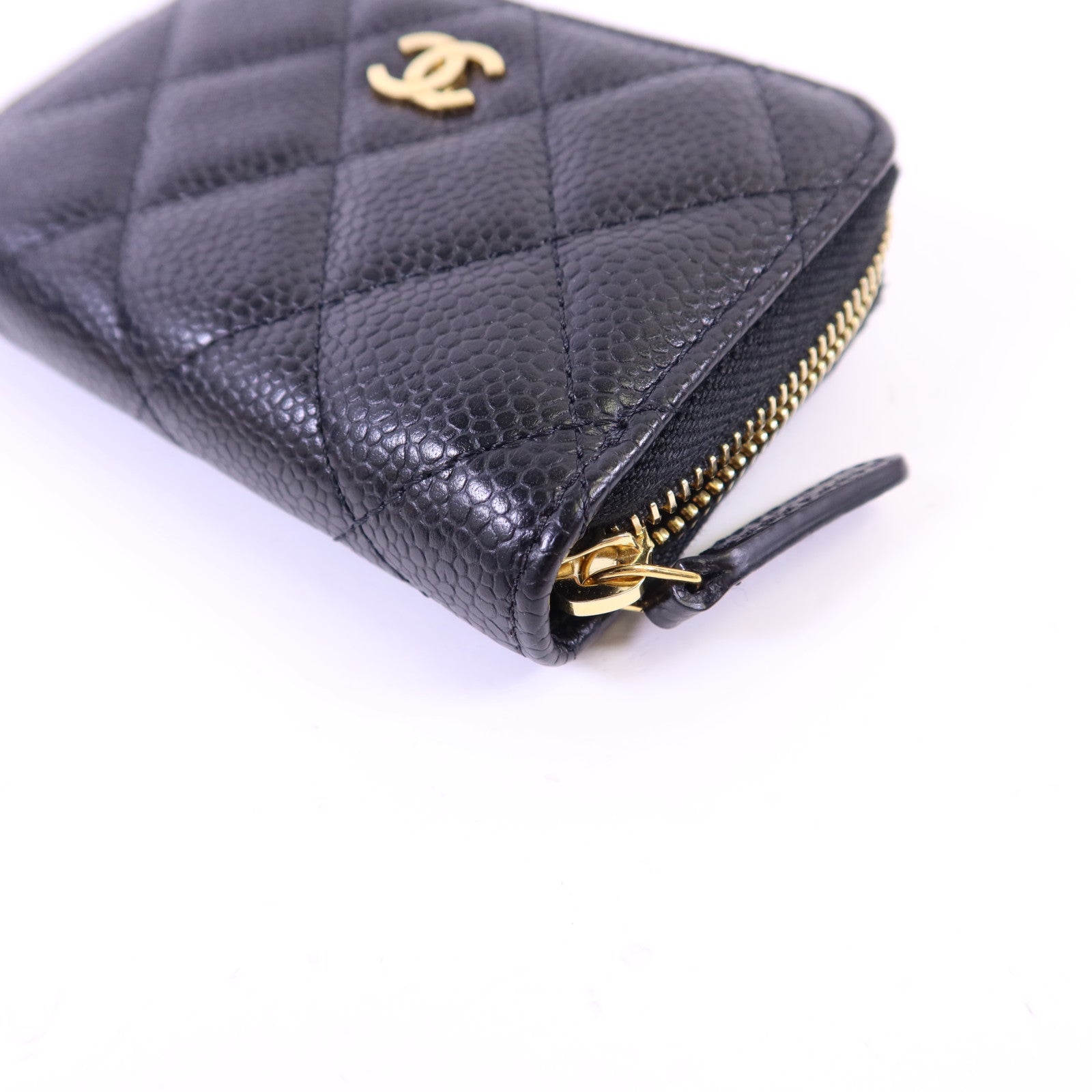 CHANEL 牛皮皮革Card Case金扣卡片套