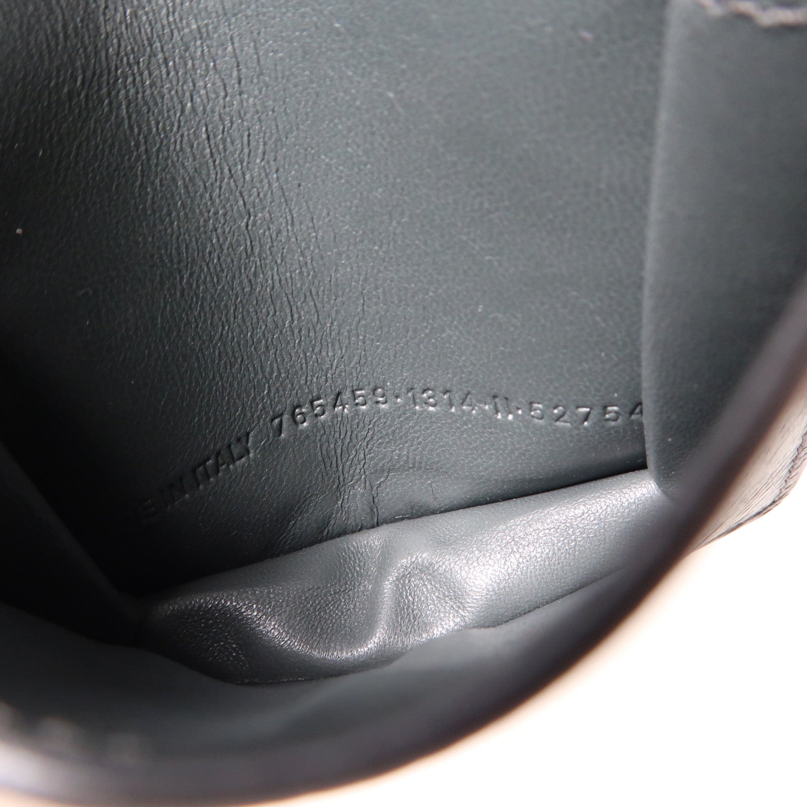 BALENCIAGA 牛皮皮革Wallet銀扣錢包銀灰色