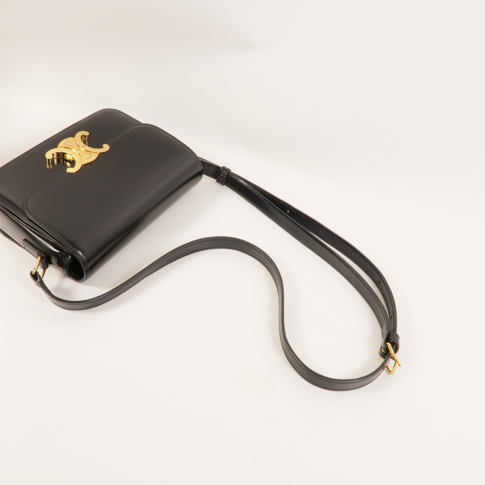 CELINE 牛皮皮革Teen Triomphe肩背袋