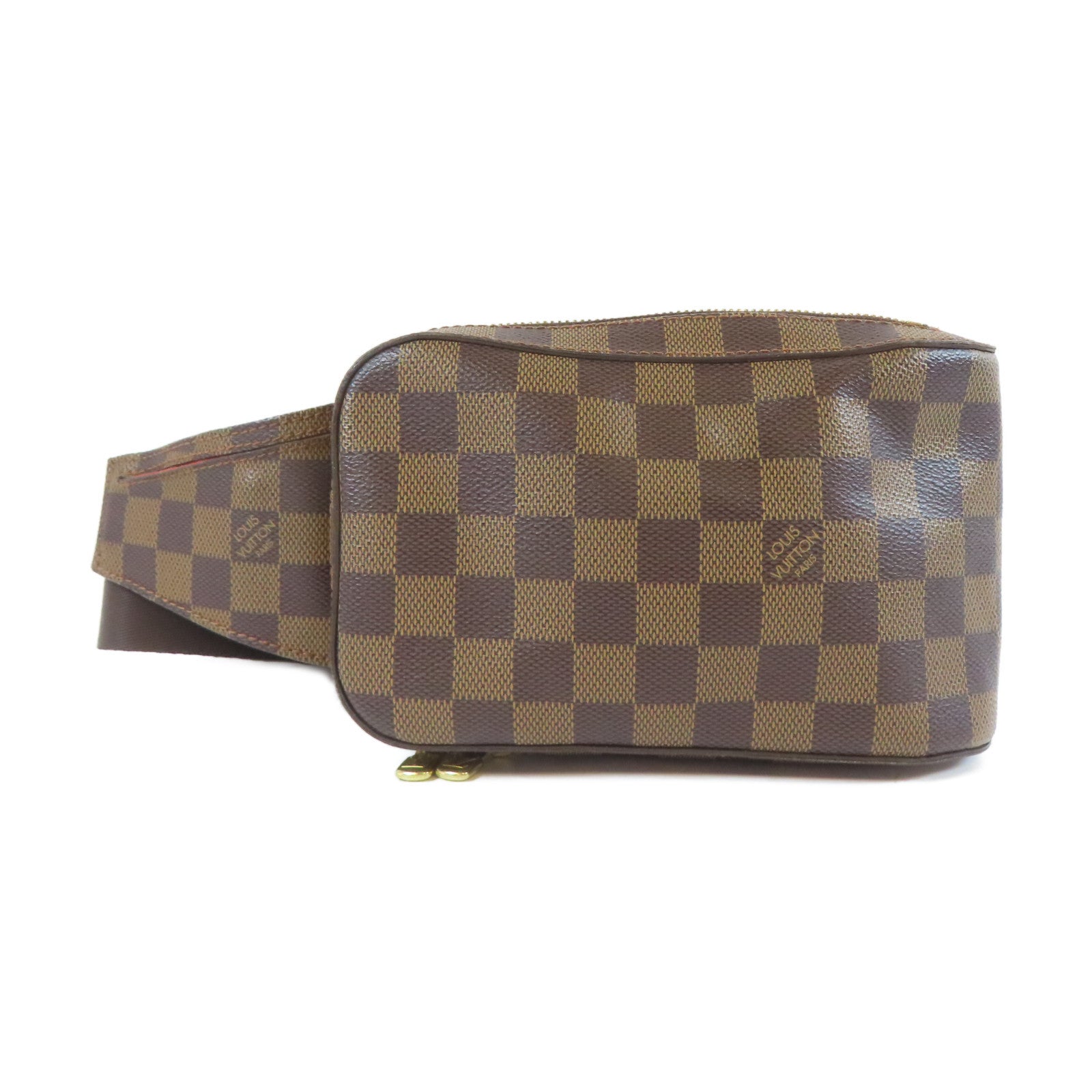 LOUIS VUITTON 【激減優惠】Damier Geronimos金扣腰包啡色