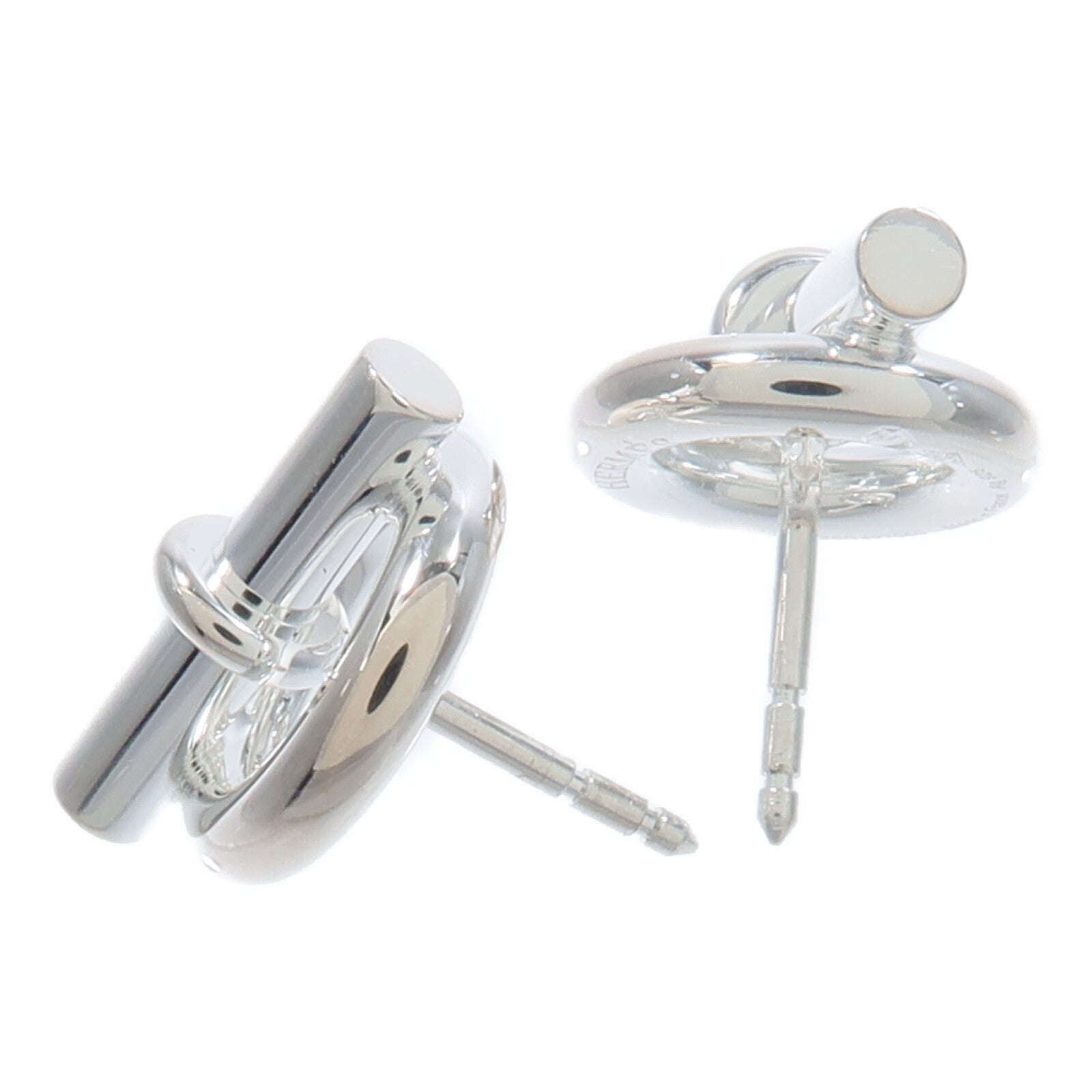 HERMES 925純銀Mini Chaine D'Ancre Earrings MM耳環
