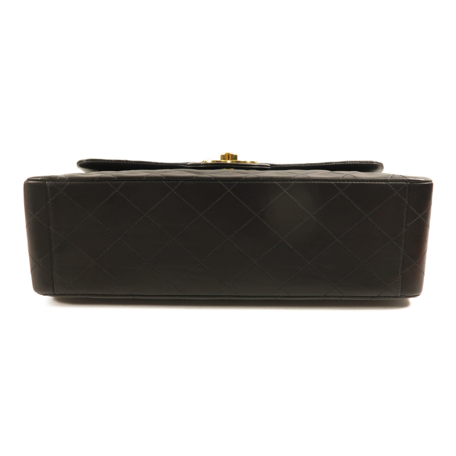 CHANEL 牛皮皮革Vintage Chain Shoulder金扣肩背袋