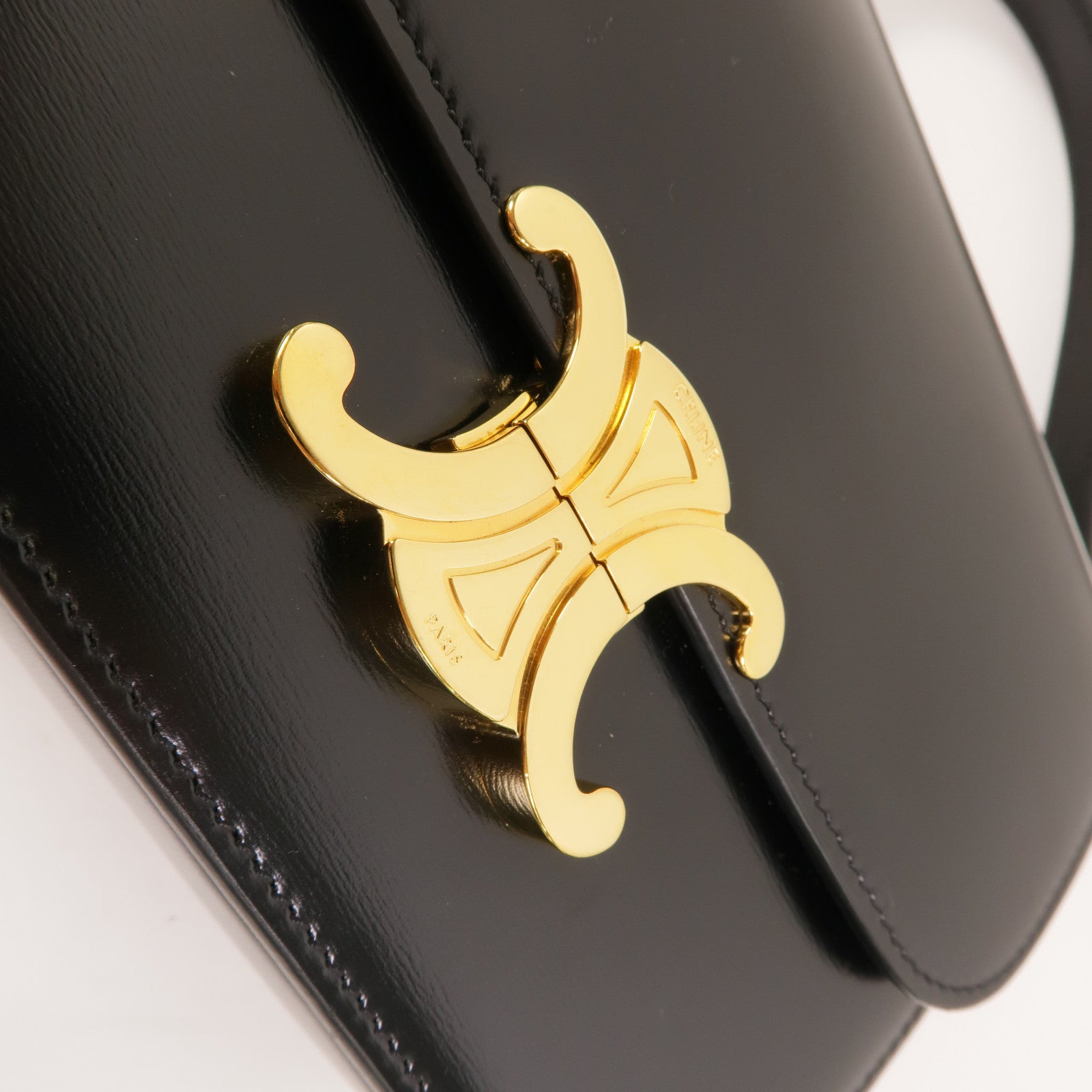 CELINE 牛皮皮革Teen Triomphe肩背袋