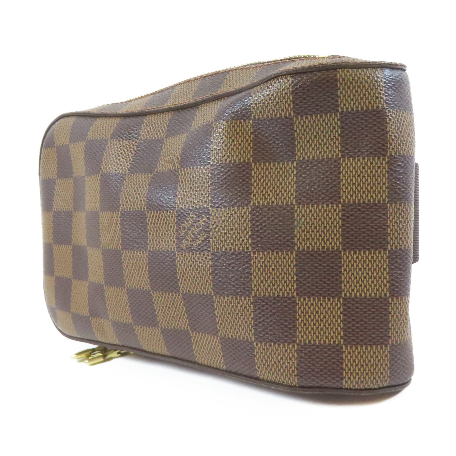 LOUIS VUITTON 【激減優惠】Damier Geronimos金扣腰包啡色