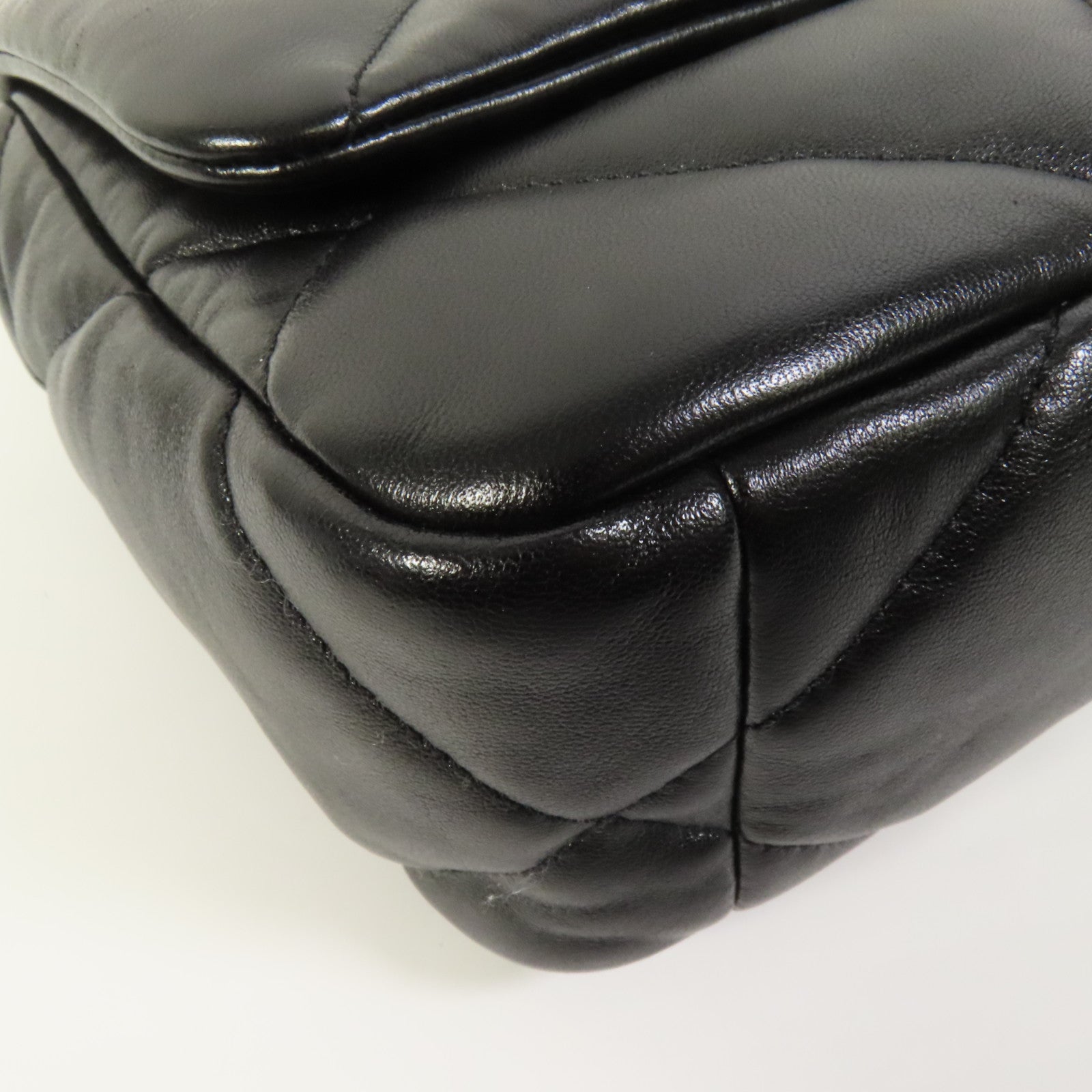 CHANEL 羊皮皮革Chanel 19 Small金扣鏈帶手挽肩背兩用袋