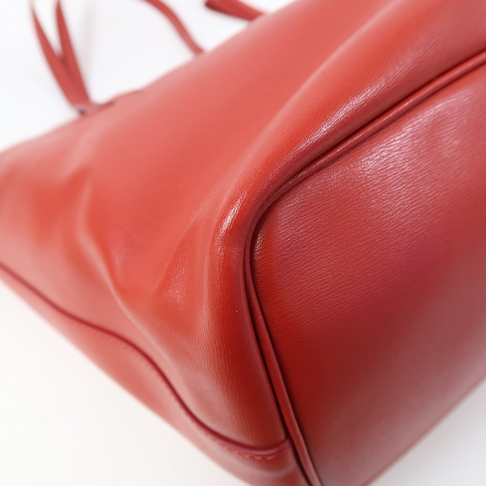 Salvatore Ferragamo 牛皮皮革Tote Bag金扣肩背袋紅色