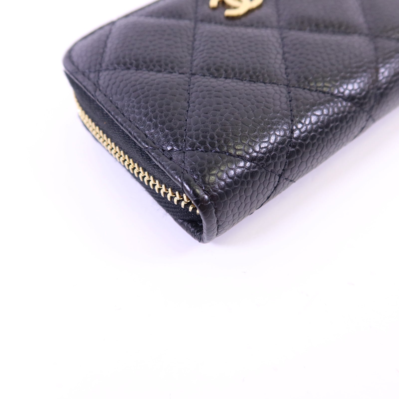 CHANEL 牛皮皮革Card Case金扣卡片套