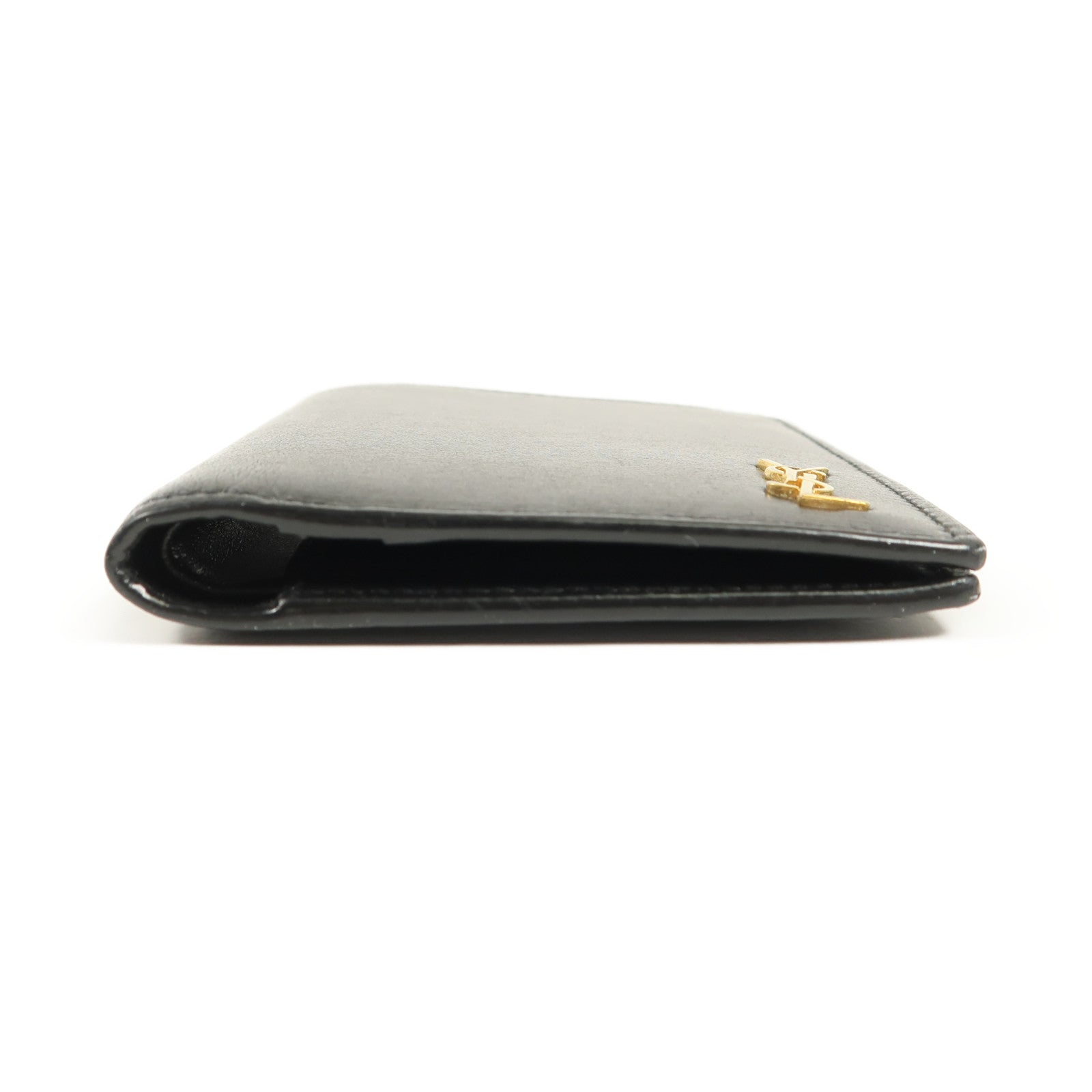 SAINT LAURENT 牛皮皮革Wallet金扣錢包