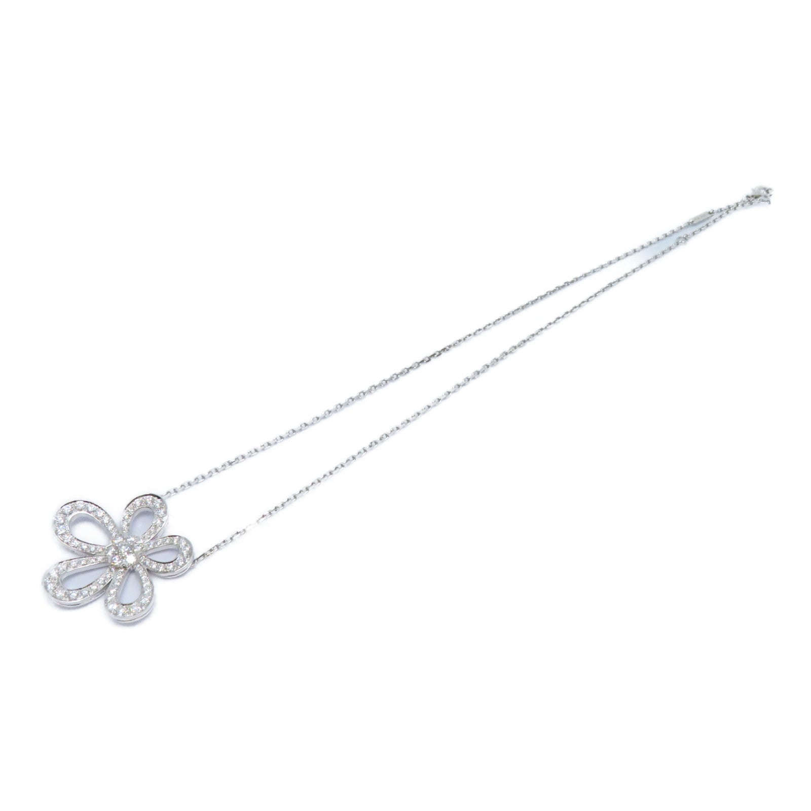 Van Cleef & Arpels 【激減優惠】18K白金Flowerlace Necklace項鍊