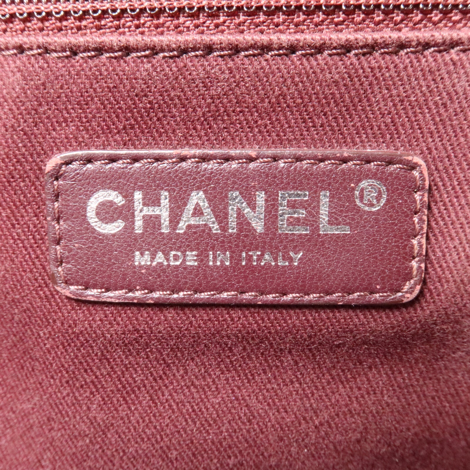 CHANEL 牛皮皮革/Tweed Chain Shoulder鏈帶肩背袋