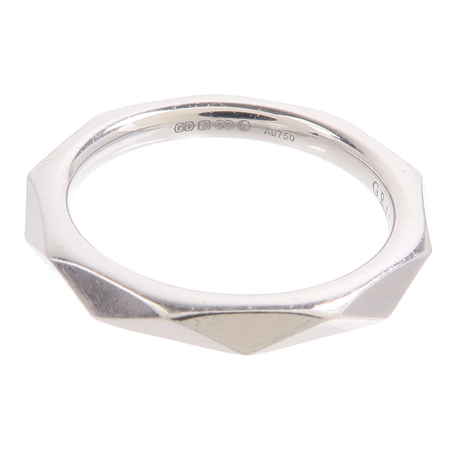 GRAFF 18K白金Laurence Graff Signature Band戒指