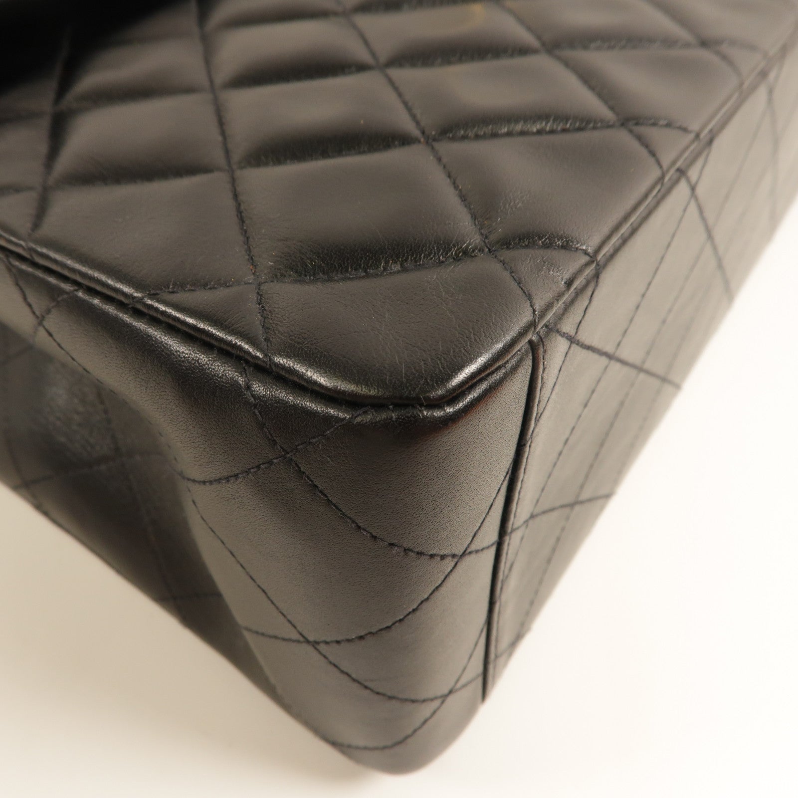 CHANEL 牛皮皮革Vintage Chain Shoulder金扣肩背袋