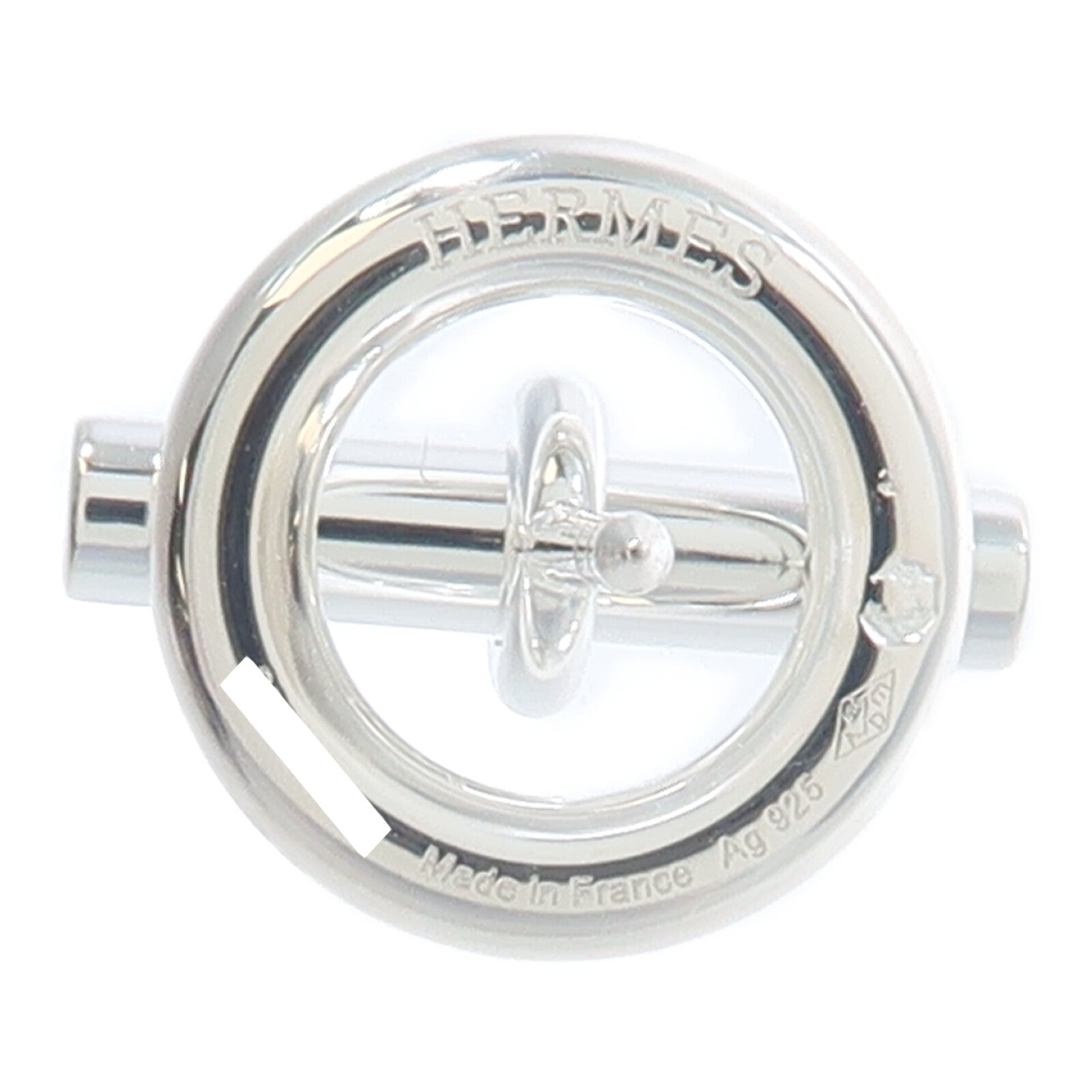 HERMES 925純銀Mini Chaine D'Ancre Earrings MM耳環