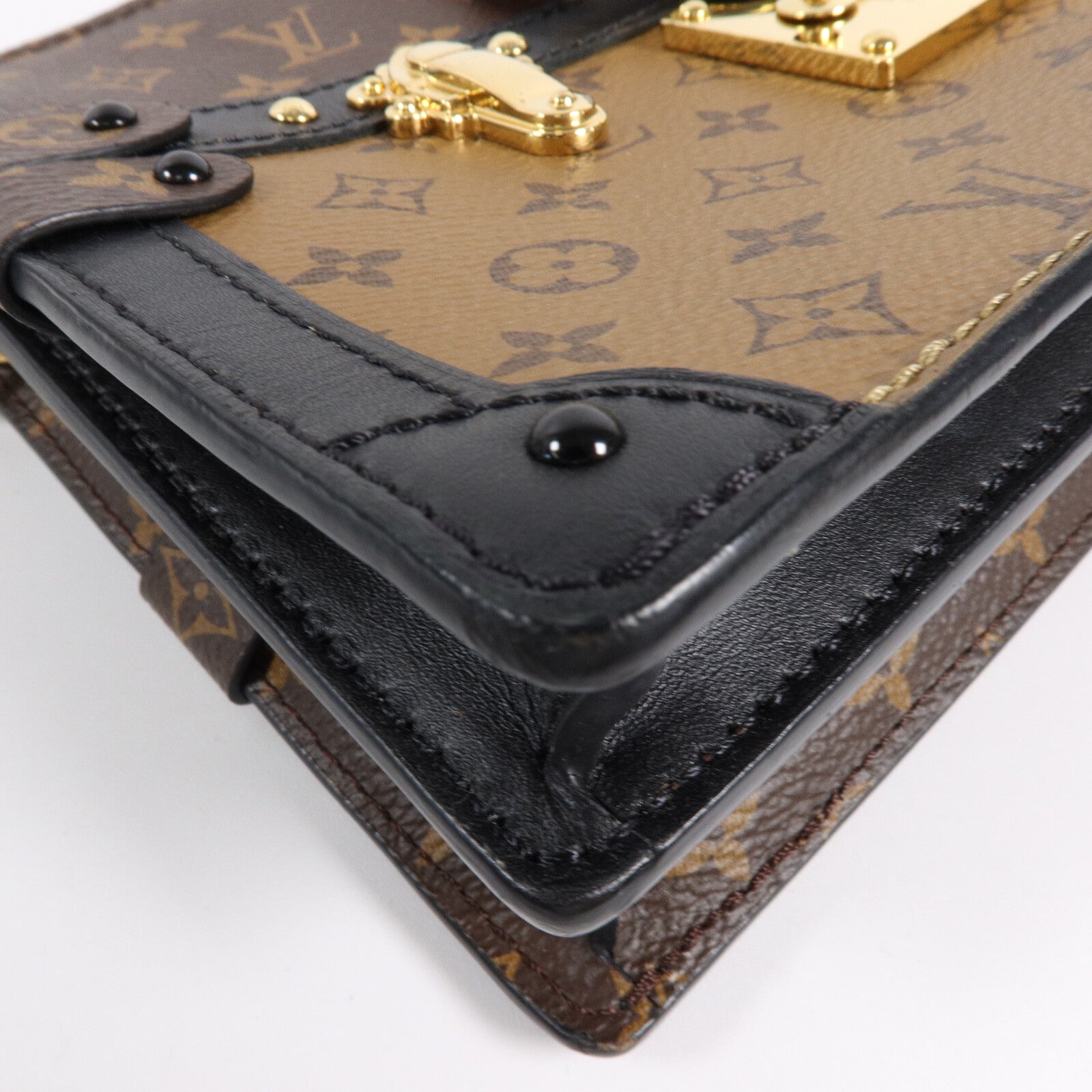 LOUIS VUITTON Monogram/Monogram Reverse Trunk Clutch肩背袋